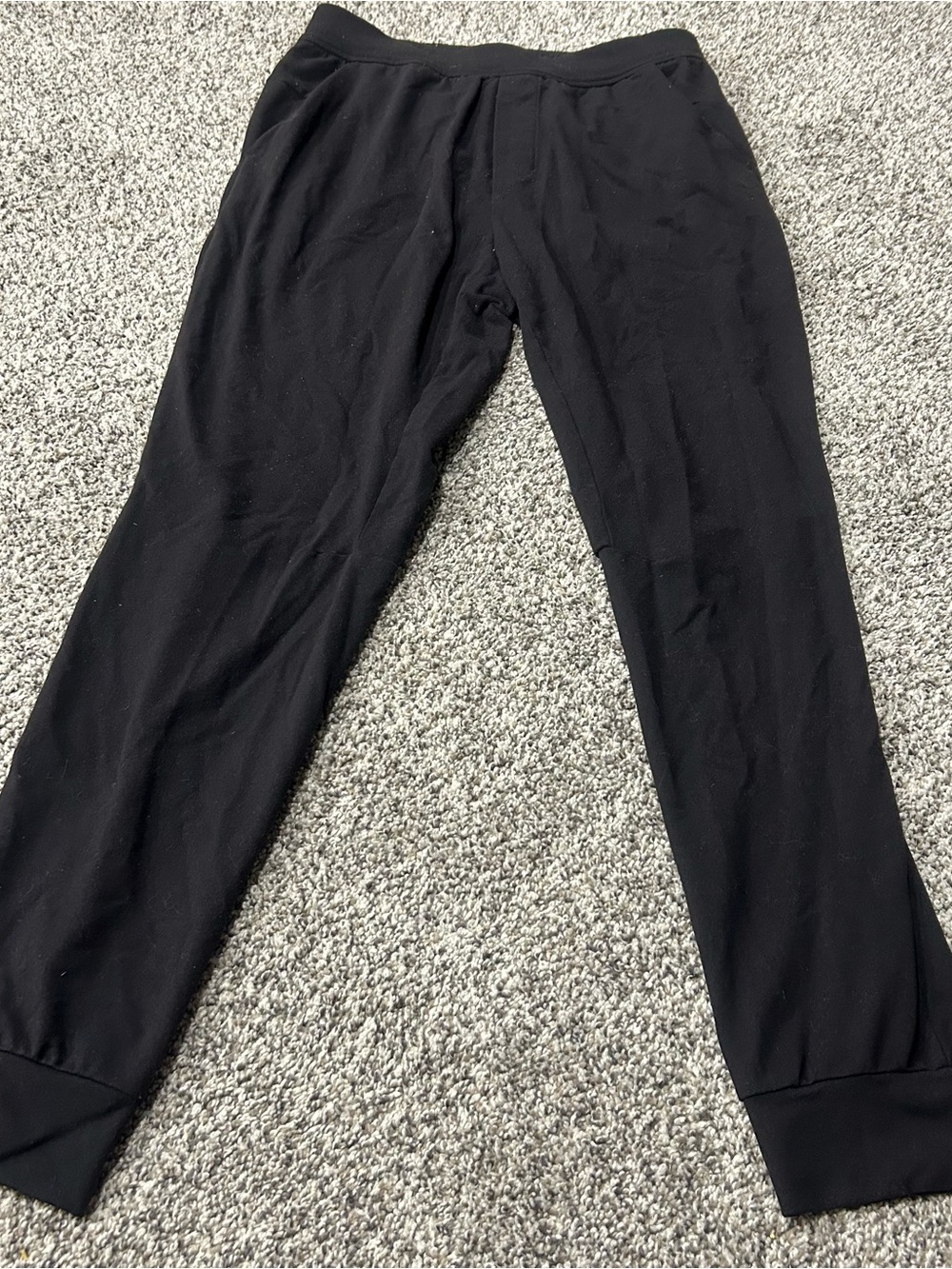 Lululemon Sweatpants Men Medium Black Intent Joggers Fleece Loose Lounge Gym